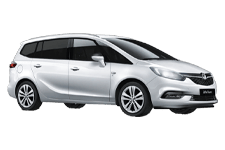 Van Hire Shropshire - Vauxhall Zafira 7-Seater - Minibus hire Shropshire